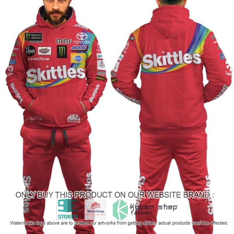 kyle busch red hoodie pants 1 78118