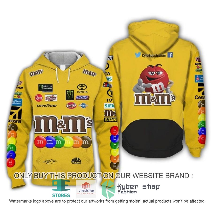 NEW Kyle Busch yellow Sweatpants, Hoodie 2 kyle busch yellow hoodie pants 2 11449