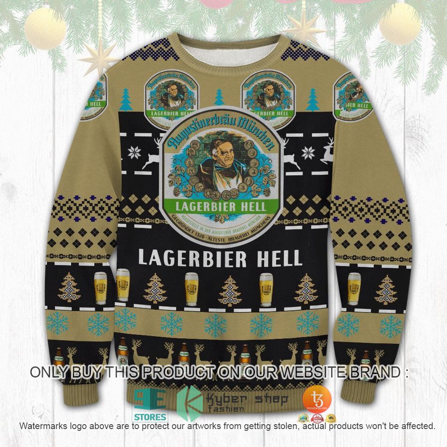 NEW Lagerbier Hell Beer Christmas Ugly Sweater 1 lagerbier hell beer ugly christmas sweater 1 14616