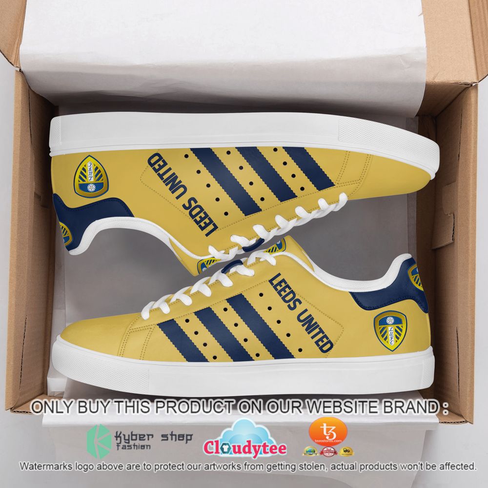 leeds united football club stan smith low top shoes 1 45752
