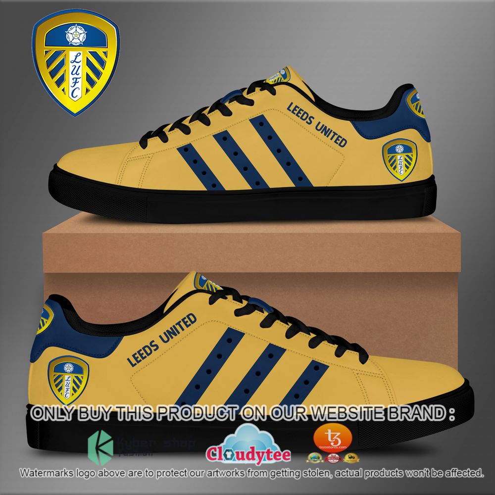leeds united football club yellow stan smith low top shoes 2 21125
