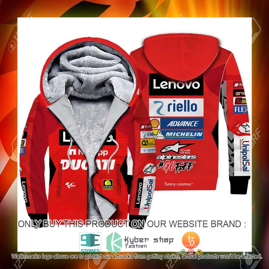 HOT Lenovo Francesco Bagnaia 2022 Racing Motogp Fleece Zipper Hoodie 3 lenovo francesco bagnaia 2022 racing motogp fleece hoodie 3 90804
