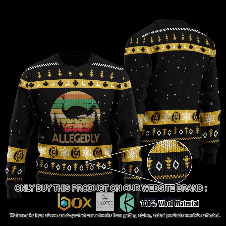 letterkenny allegedly black wool sweater 1 97176