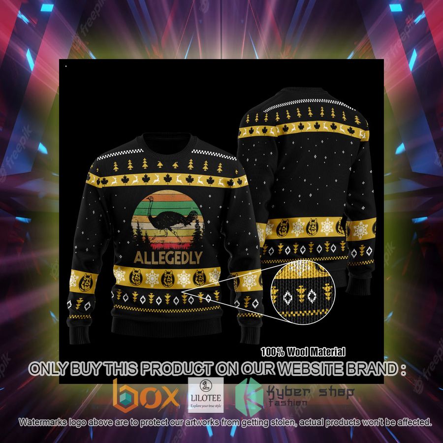 letterkenny allegedly black wool sweater 2 29099