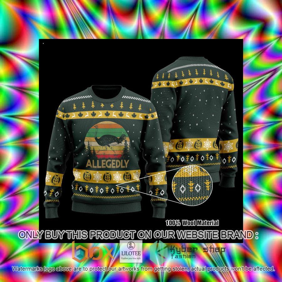 Letterkenny Allegedly Wool Sweater 3 letterkenny allegedly wool sweater 3 33845