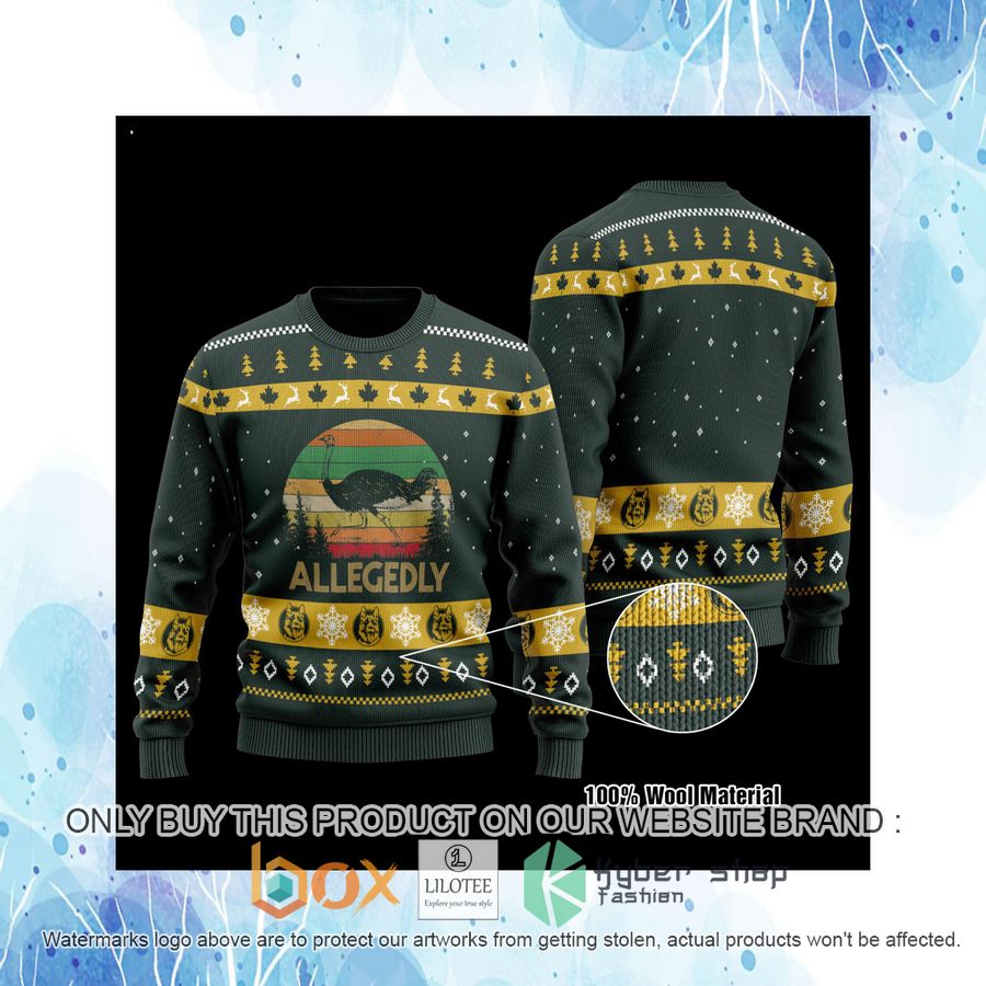 Letterkenny Allegedly Wool Sweater 4 letterkenny allegedly wool sweater 4 85075