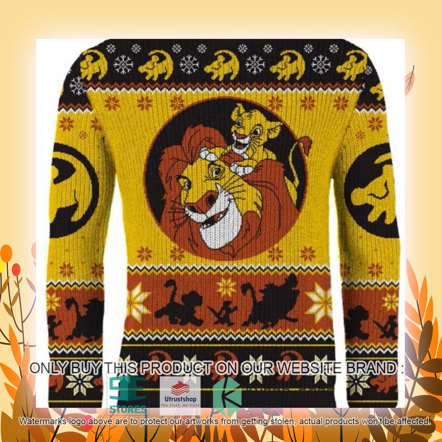 NEW Lion King Simba Mufasa Ugly Sweater 7 lion king simba mufasa ugly christmas sweater 7 7498