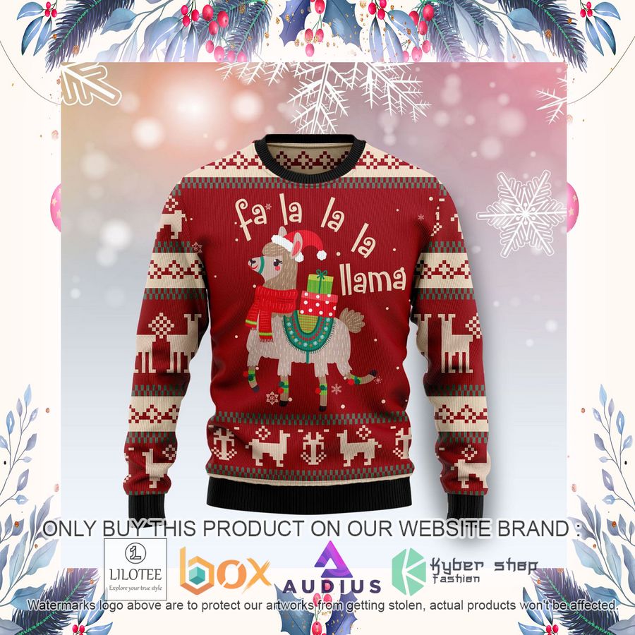 Llama Lalal Ugly Christmas Sweater 10 llama lalal ugly christmas sweater 10 97368
