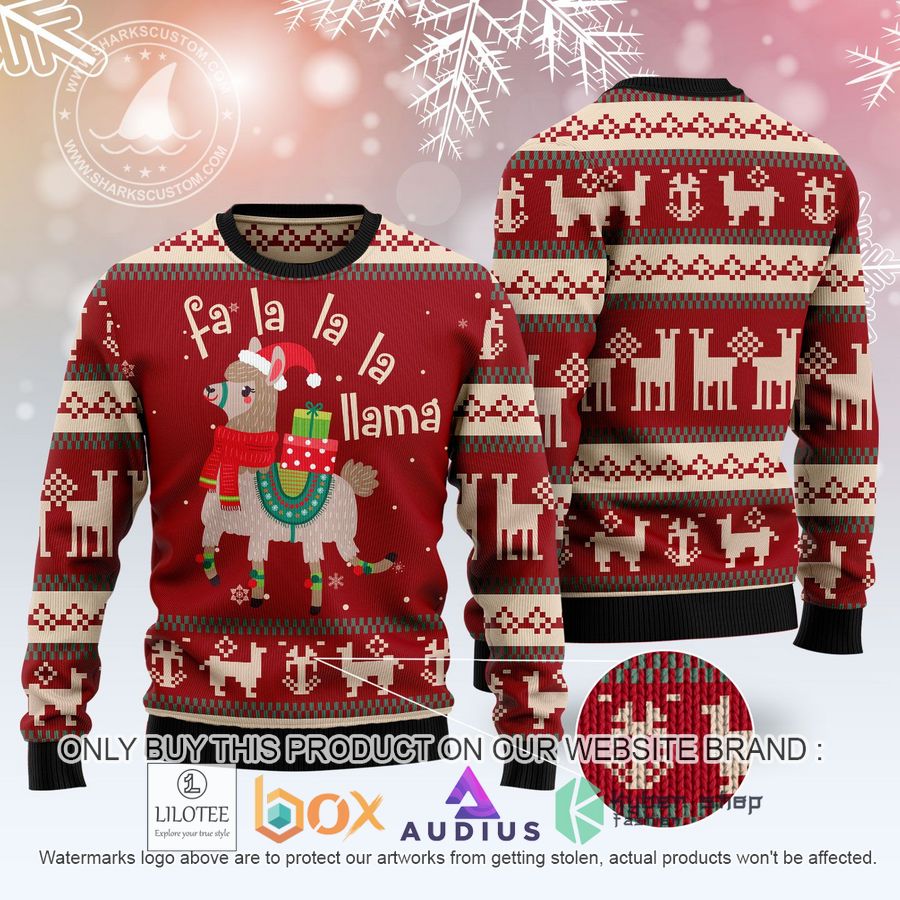 Llama Lalal Ugly Christmas Sweater 3 llama lalal ugly christmas sweater 3 88097