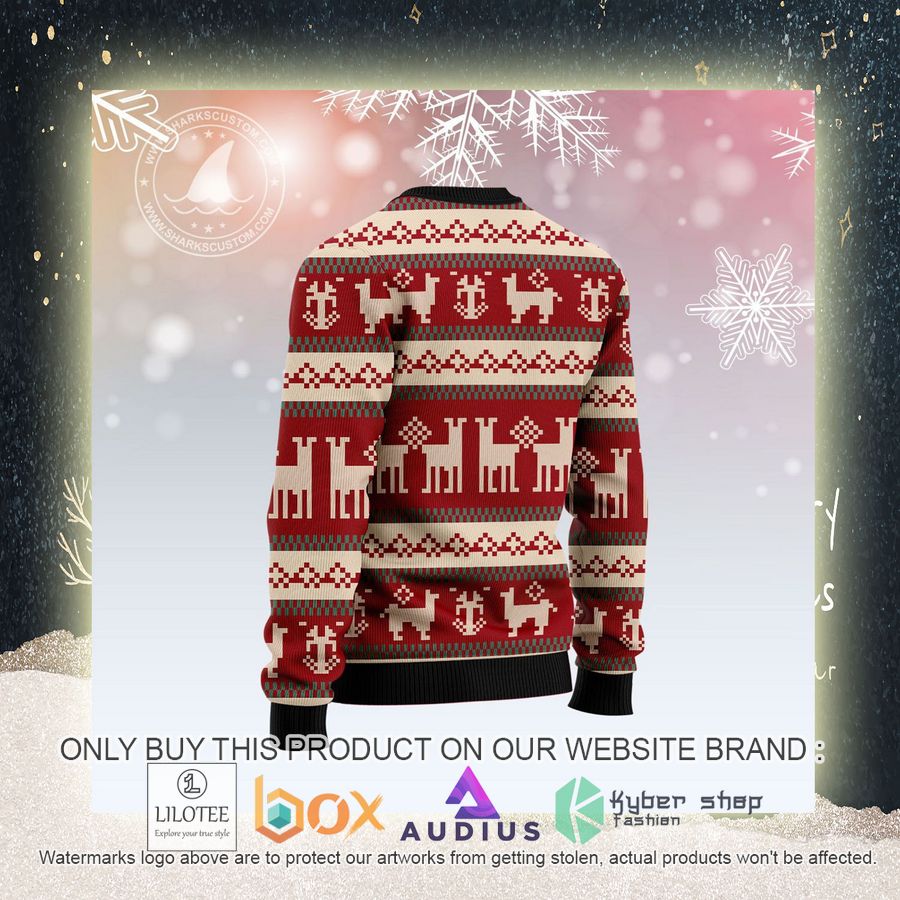 Llama Lalal Ugly Christmas Sweater 5 llama lalal ugly christmas sweater 5 13798