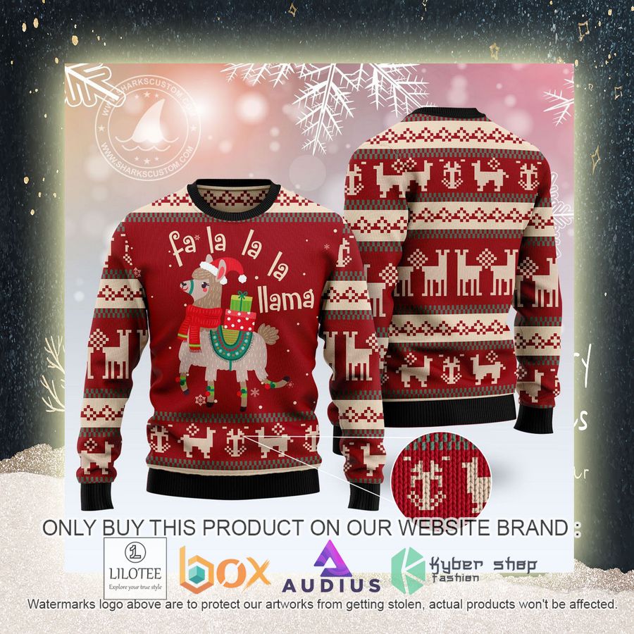 Llama Lalal Ugly Christmas Sweater 6 llama lalal ugly christmas sweater 6 34414