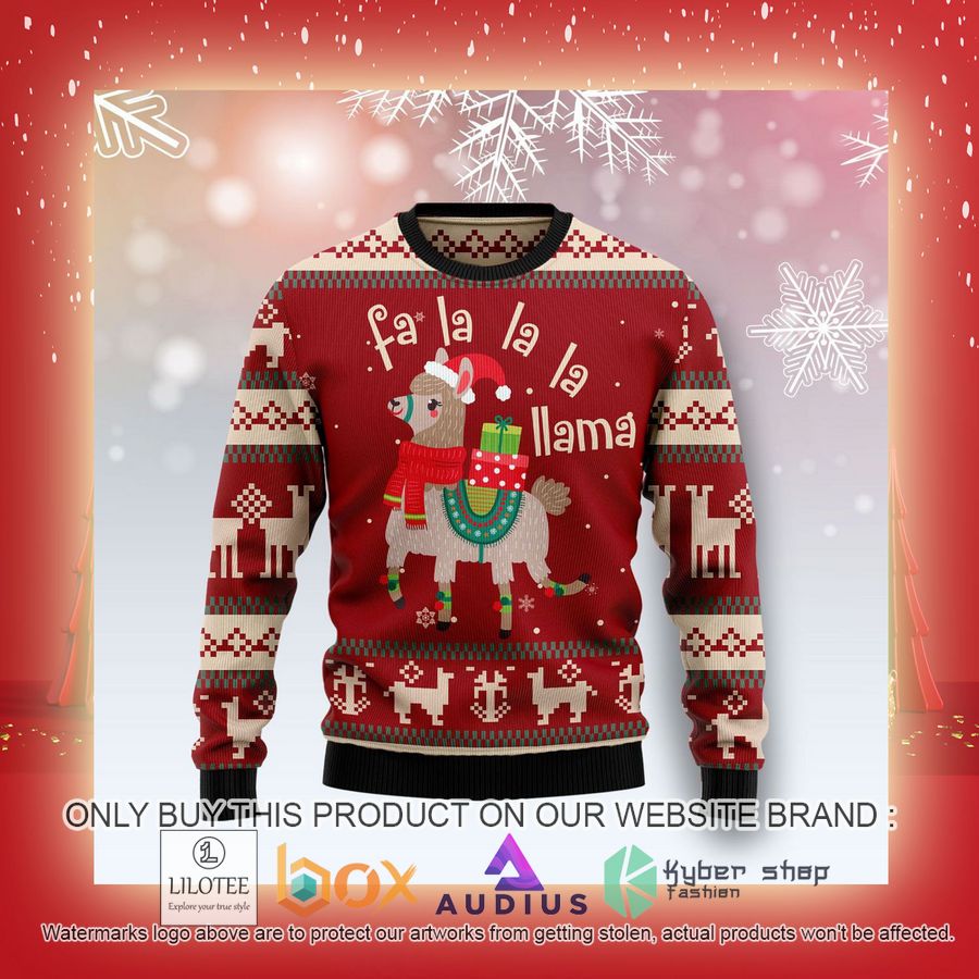 Llama Lalal Ugly Christmas Sweater 7 llama lalal ugly christmas sweater 7 47707