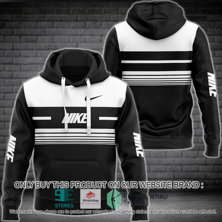 logo nike white black 3d hoodie 1 35949