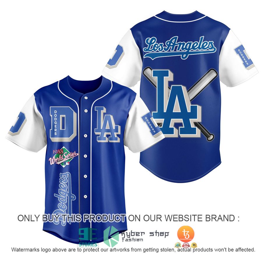 HOT Los Angeles Dodgers 1988 World Series Baseball Jersey 7 los angeles dodgers 1988 world series baseball jersey 1 91367