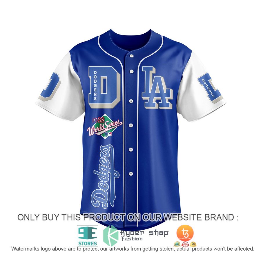 HOT Los Angeles Dodgers 1988 World Series Baseball Jersey 2 los angeles dodgers 1988 world series baseball jersey 2 71351