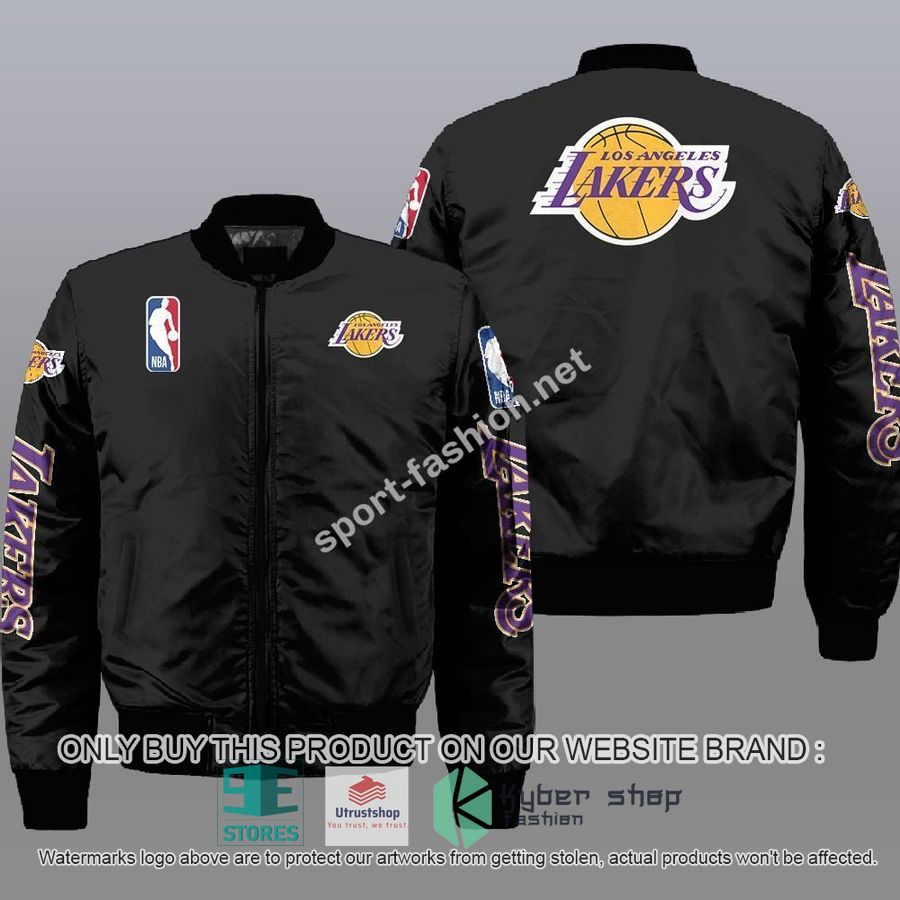 los angeles lakers nba bomber jacket 1 12345