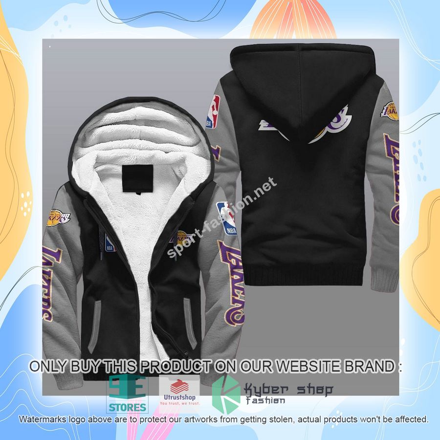 NEW Los Angeles Lakers 3D Fleece Hoodie 6 los angeles lakers nba fleece hoodie 6 432