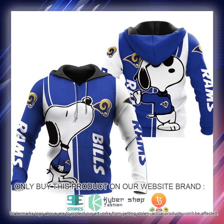 los angeles rams snoopy hoodie 2 83811