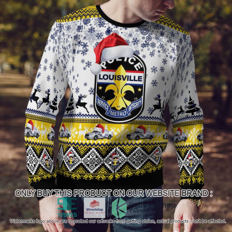 NEW Louisville Metro Police Department Christmas Sweater 4 louisville metro police department christmas sweater 4 20457