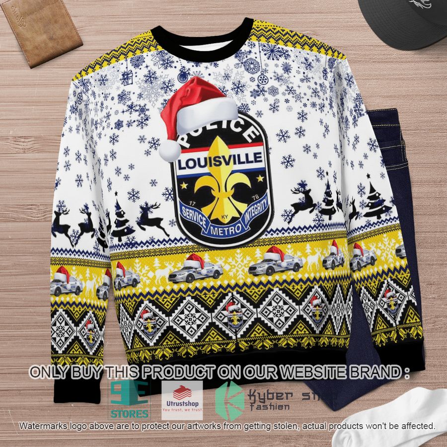 NEW Louisville Metro Police Department Christmas Sweater 6 louisville metro police department christmas sweater 6 99179
