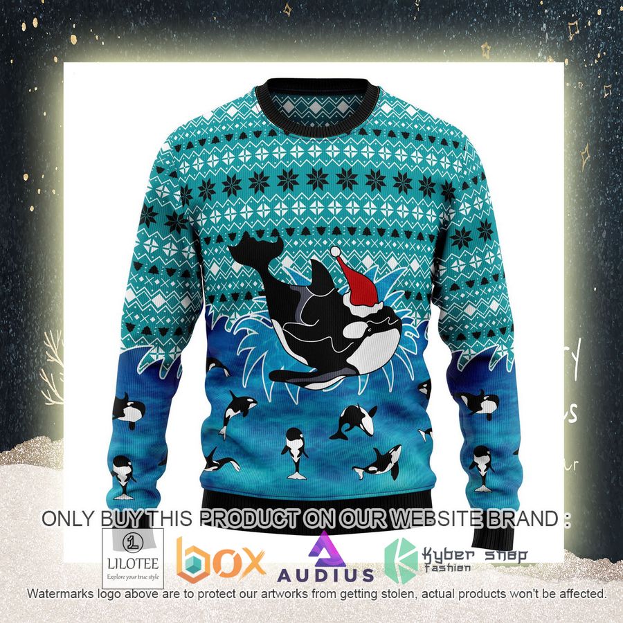 Love Oracle Whale Ugly Christmas Sweater 10 love oracle whale ugly christmas sweater 10 39563