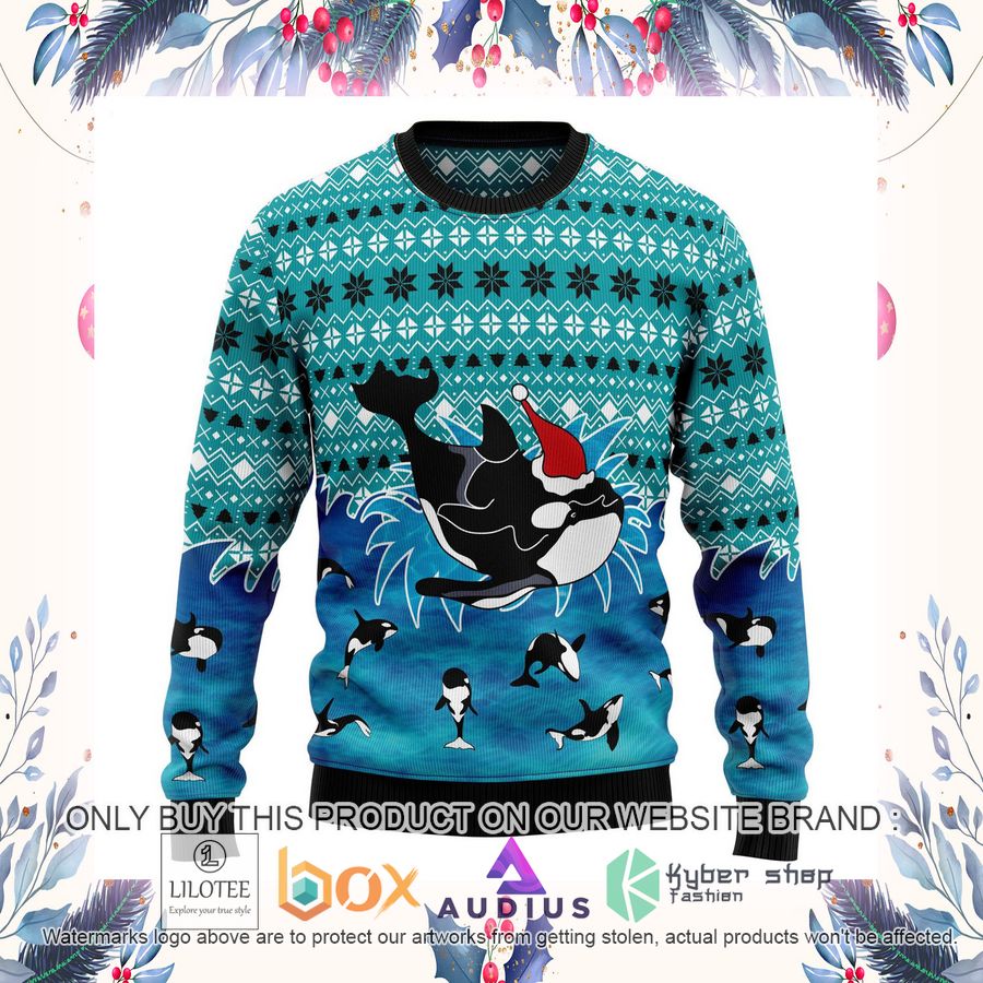 Love Oracle Whale Ugly Christmas Sweater 16 love oracle whale ugly christmas sweater 16 16543