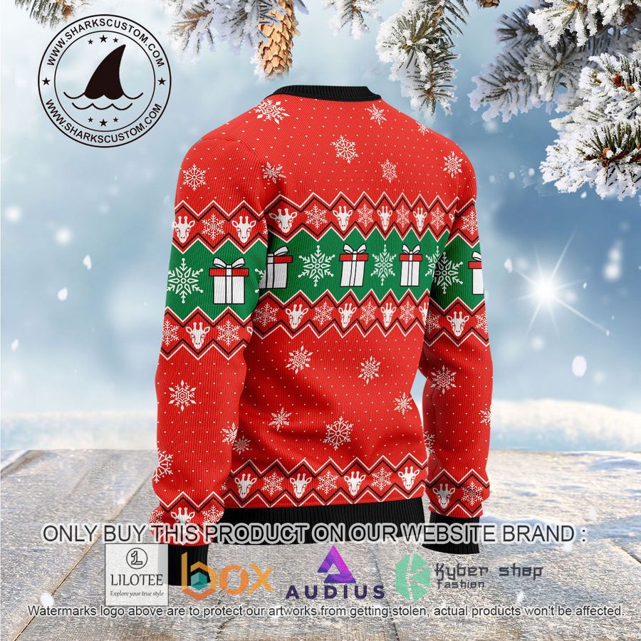 lovely giraffe ugly christmas sweater 2 29996