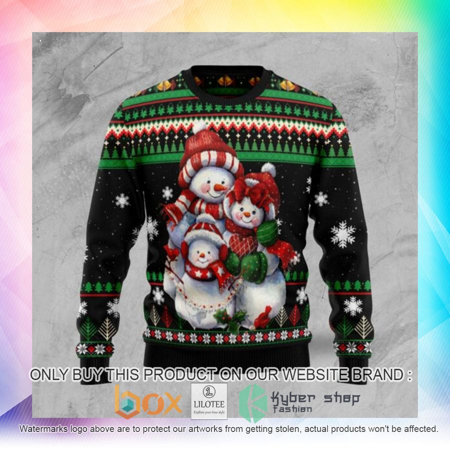 lovely snowman ugly christmas sweatshirt 2 55031