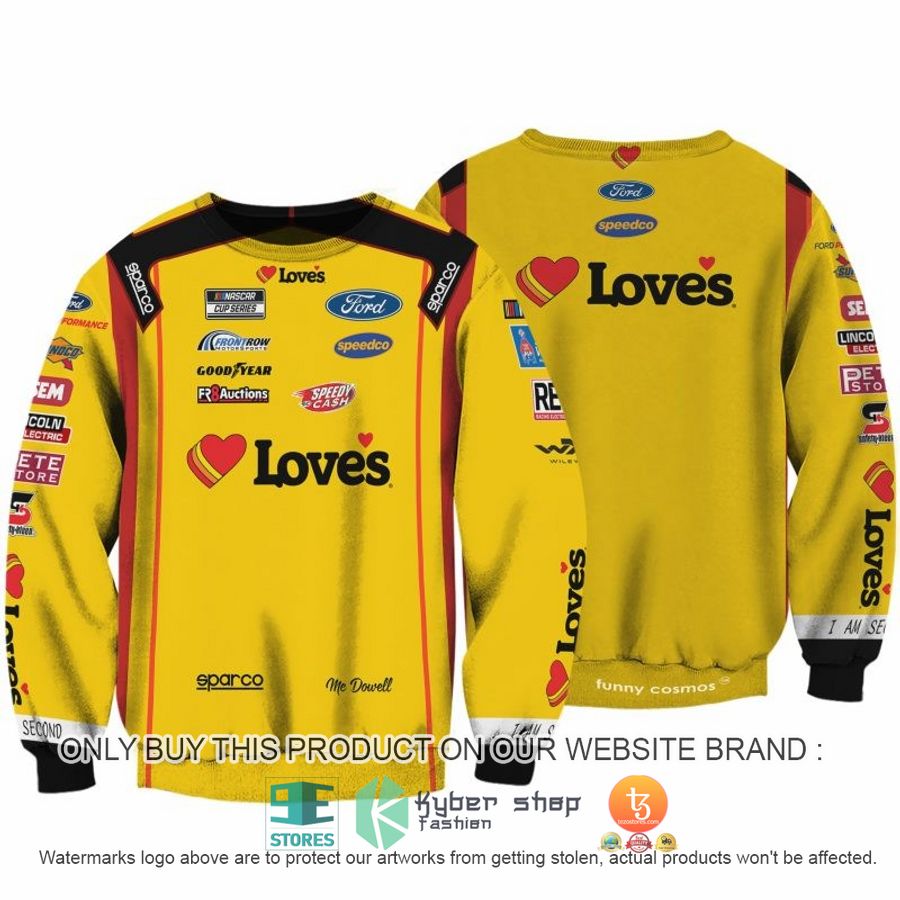 HOT Loves Michael McDowell Nascar 2022 Racing 3D Full printed Shirt, Hoodie 4 loves michael mcdowell nascar 2022 racing 3d shirt hoodie 4 49295