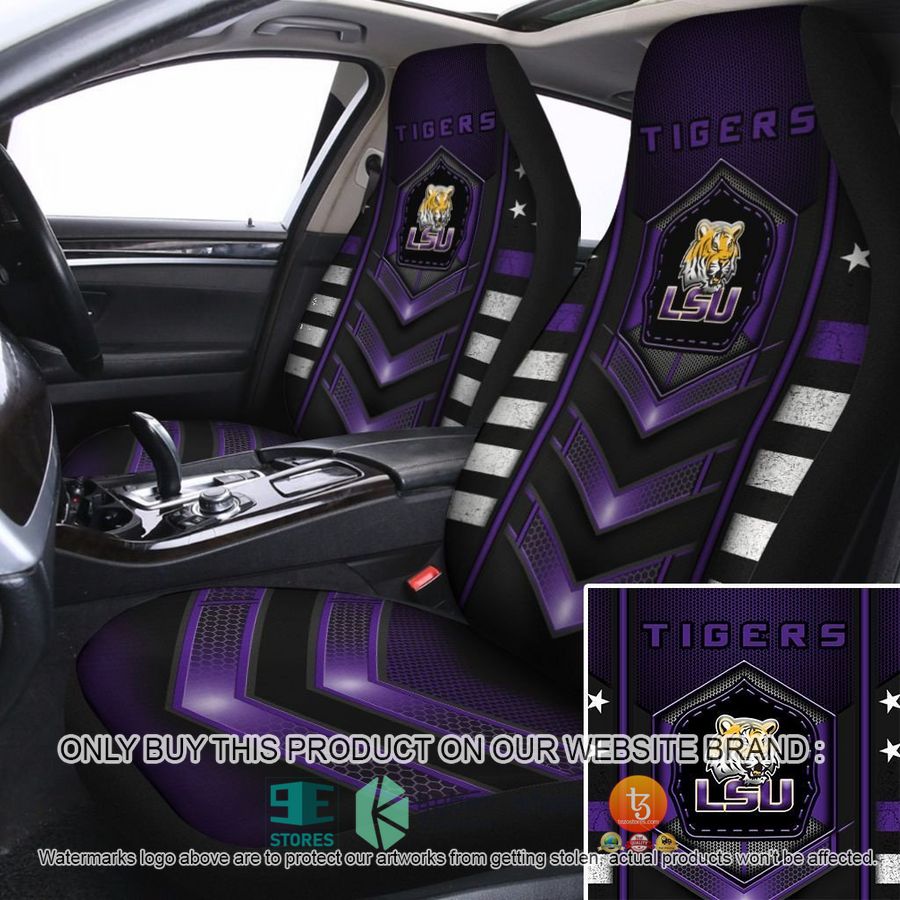 lsu tigers louisiana state university car seat covers 1 58554