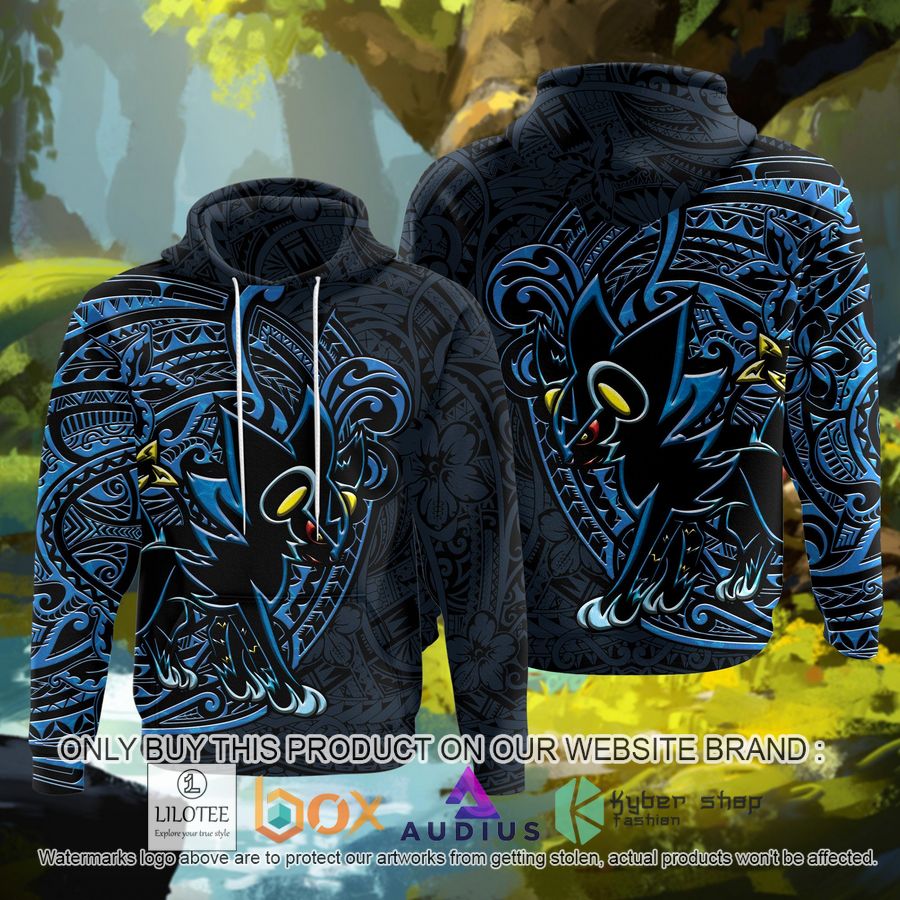 luxray polynesian 3d hoodie 1 25379
