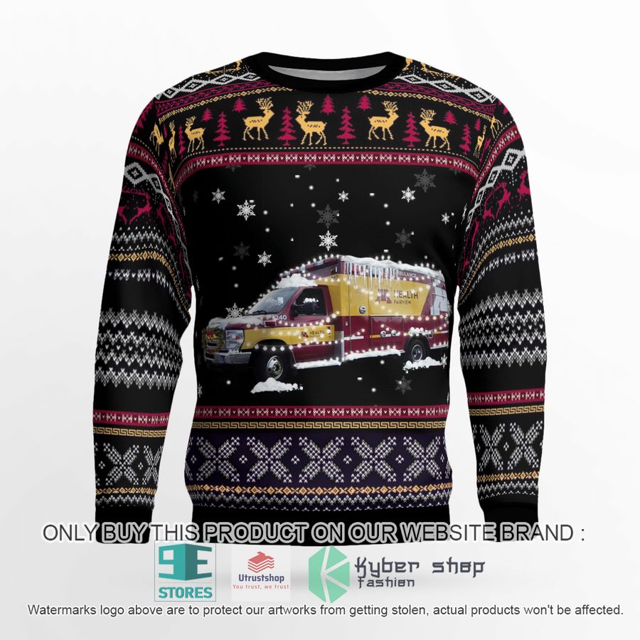 m health fairview ems christmas sweater 2 55493