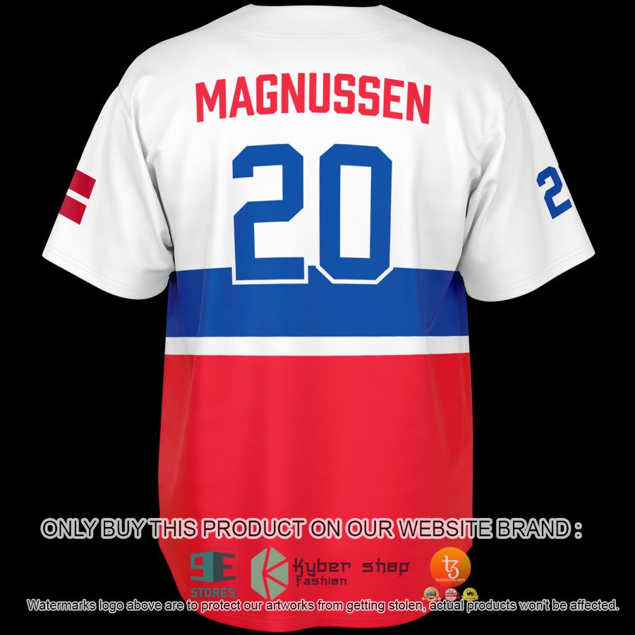 HOT Magnussen 20 Red White Baseball Jersey 3 magnussen 20 red white baseball jersey 3 72982