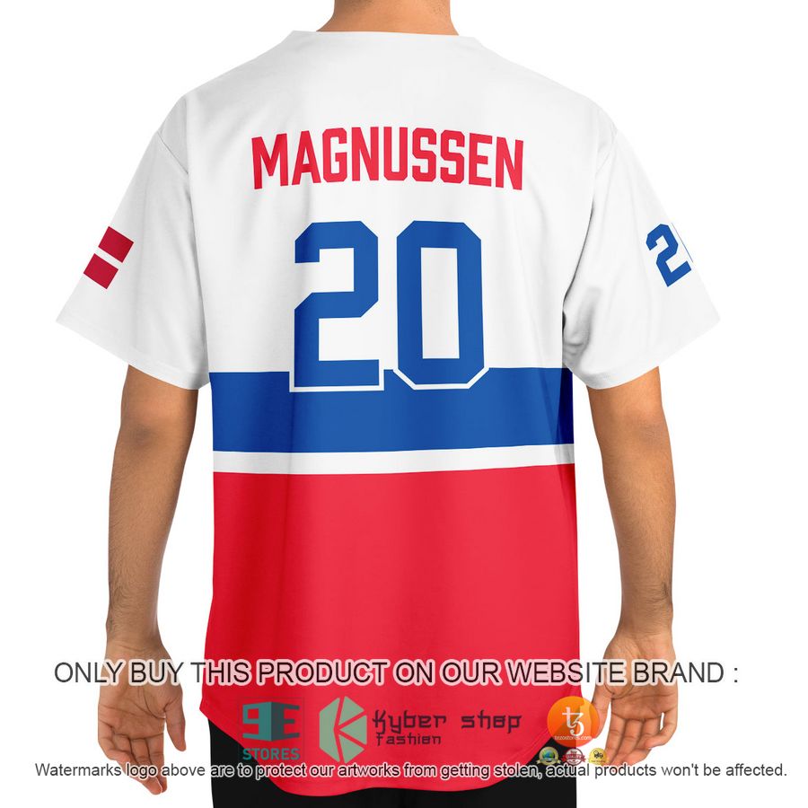 HOT Magnussen 20 Red White Baseball Jersey 5 magnussen 20 red white baseball jersey 5 79597