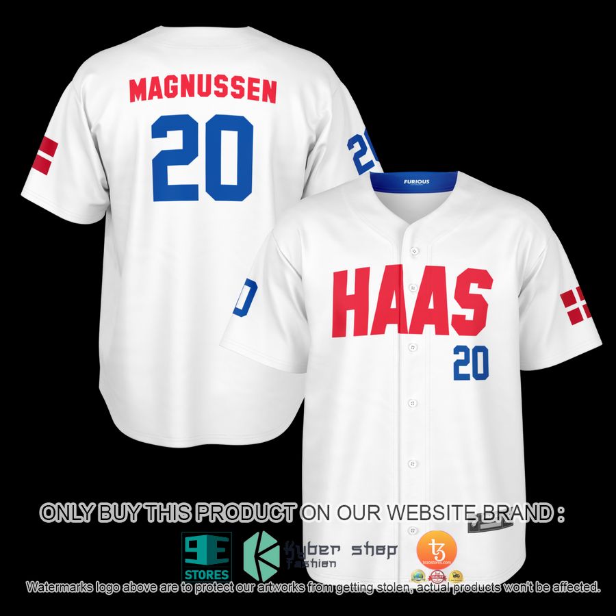 magnussen haas 20 baseball jersey 1 41719