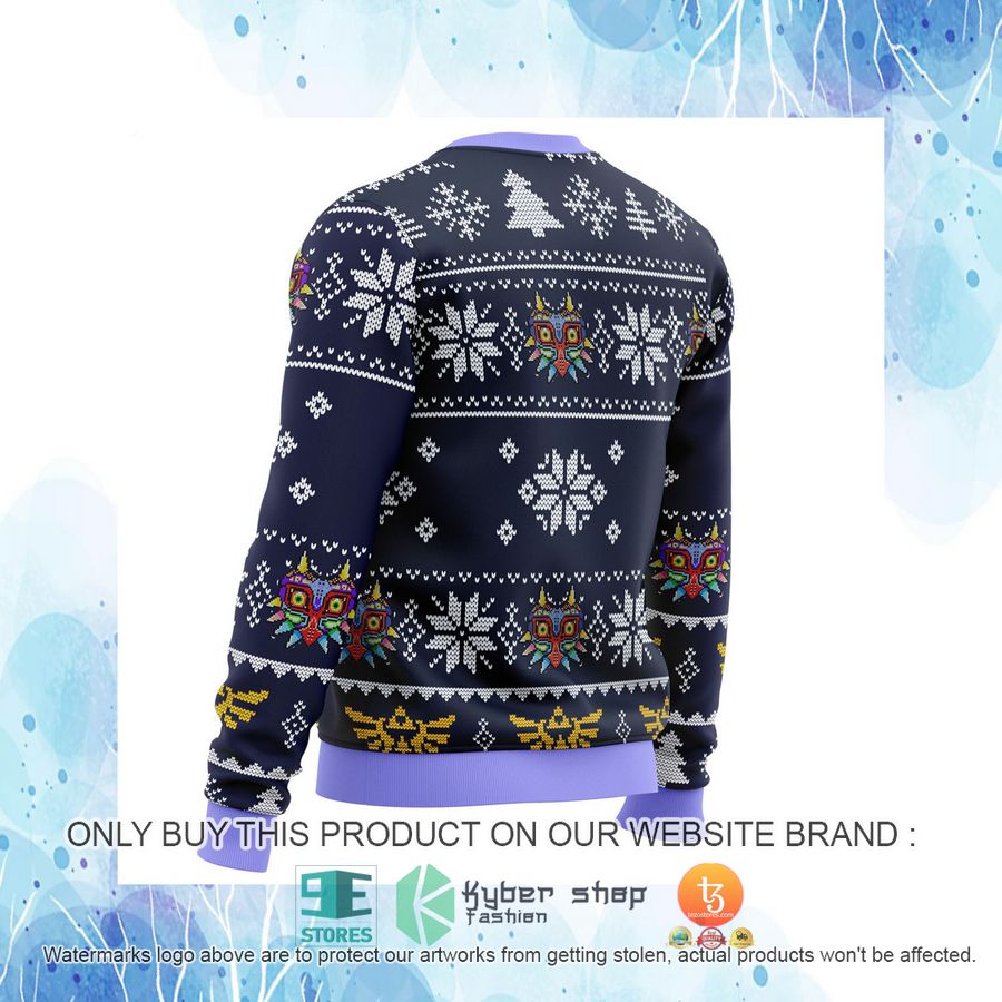 HOT Majora'S Mask Legend Of Zelda Ugly Christmas Sweater 19 majoras mask legend of zelda knitted wool sweater 19 42130