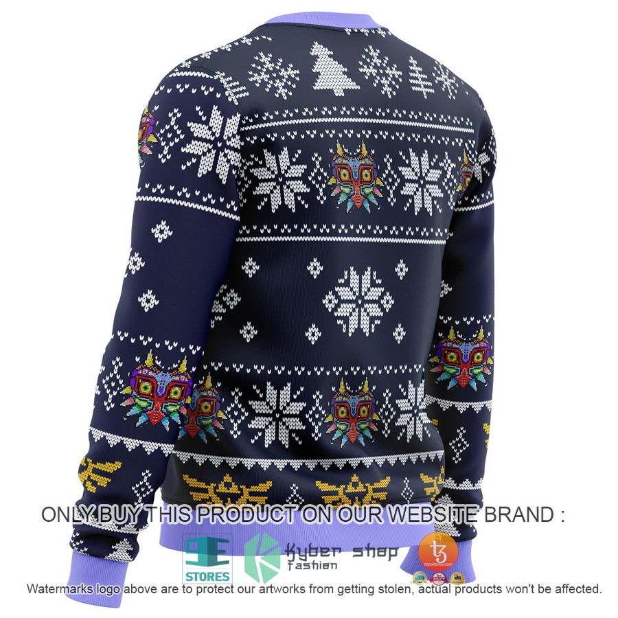 HOT Majora'S Mask Legend Of Zelda Ugly Christmas Sweater 4 majoras mask legend of zelda knitted wool sweater 4 25672