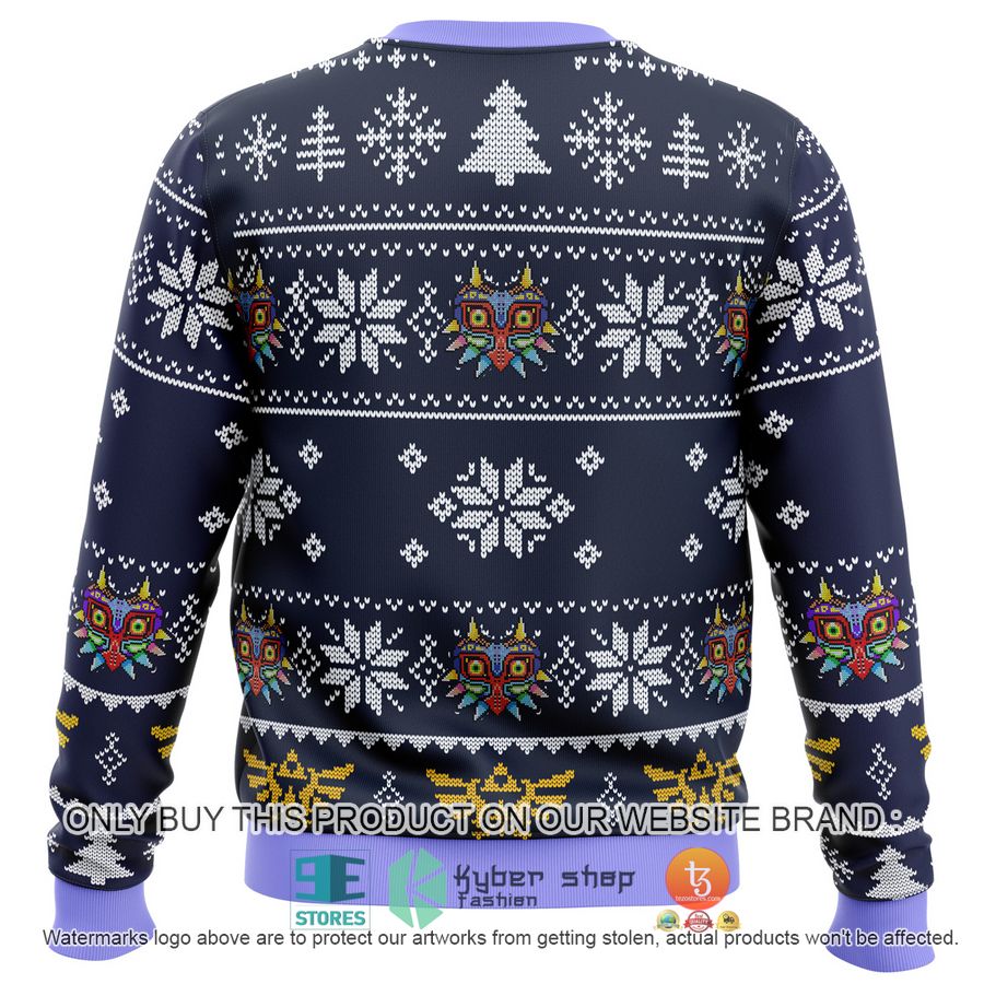 HOT Majora'S Mask Legend Of Zelda Ugly Christmas Sweater 5 majoras mask legend of zelda knitted wool sweater 5 60158