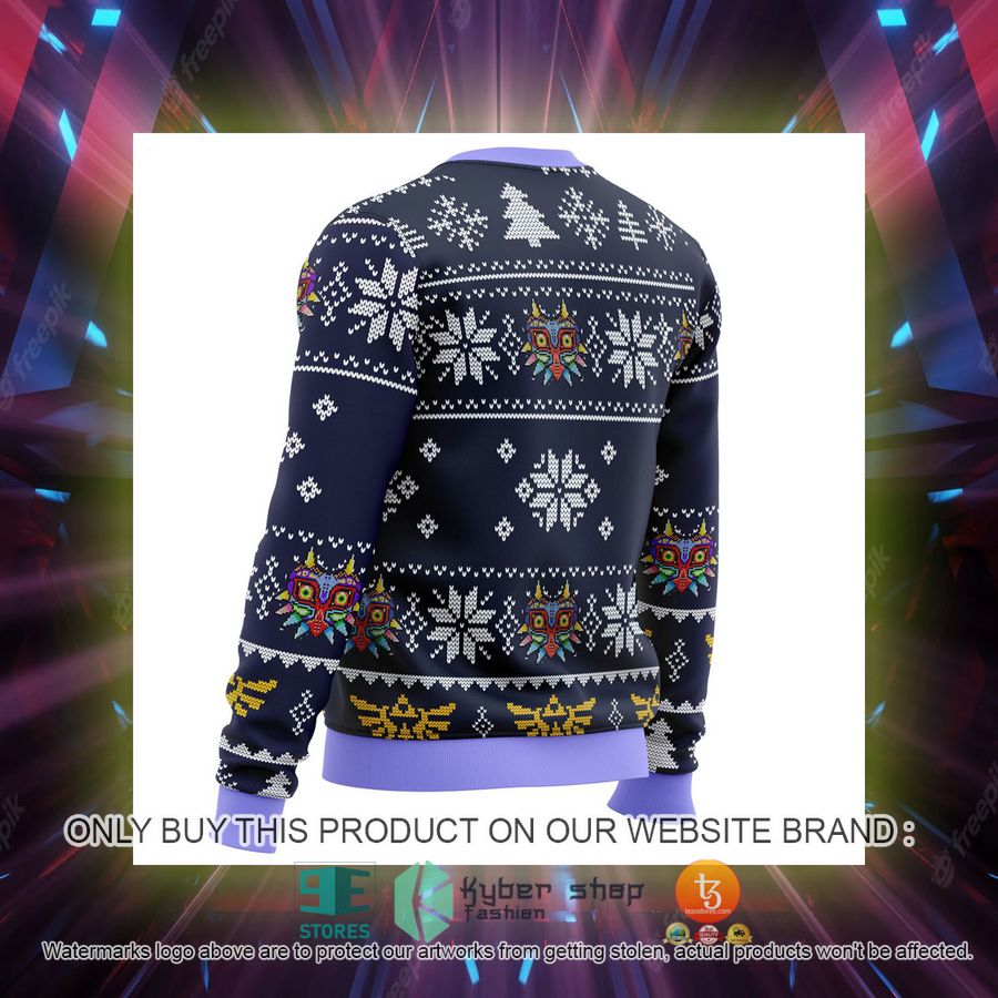 HOT Majora'S Mask Legend Of Zelda Ugly Christmas Sweater 9 majoras mask legend of zelda knitted wool sweater 9 52103