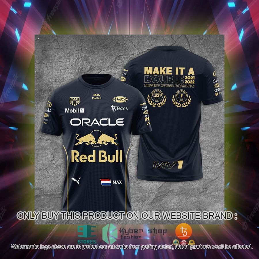 make it a double 2021 2022 drivers world champion 3d t shirt 2 60696