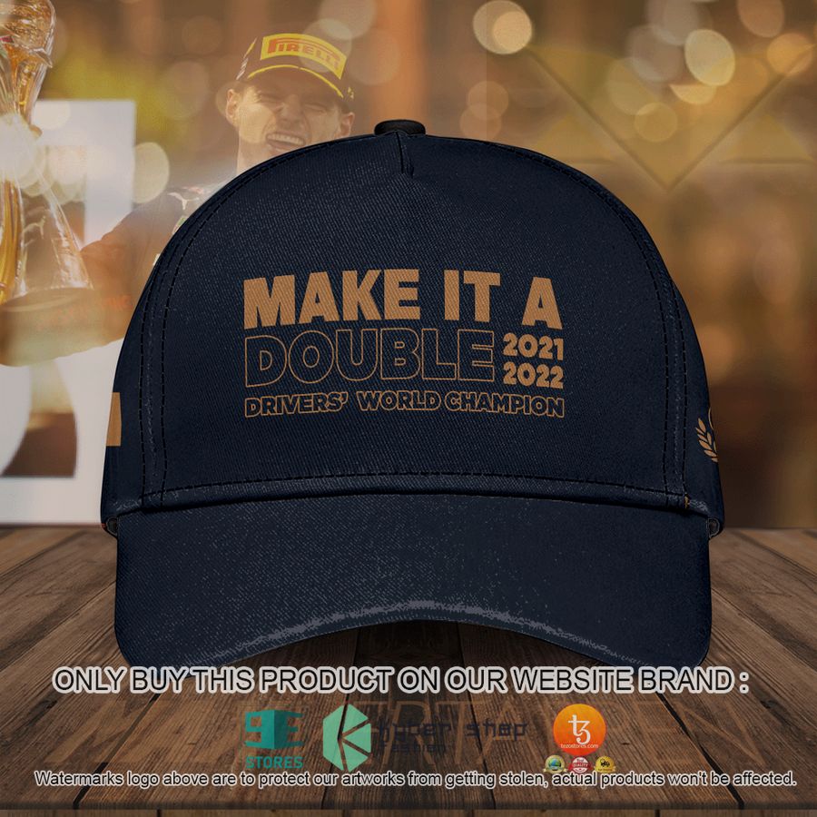 make it a double 2021 2022 drivers world champion cap 1 49812