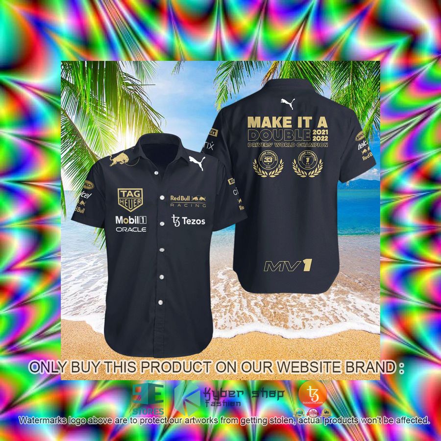 HOT Make It A Double 2021 2022 Driver's World Champion Tezos Hawaiian Shirt 3 make it a double 2021 2022 drivers world champion tezos hawaiian shirt 3 73043