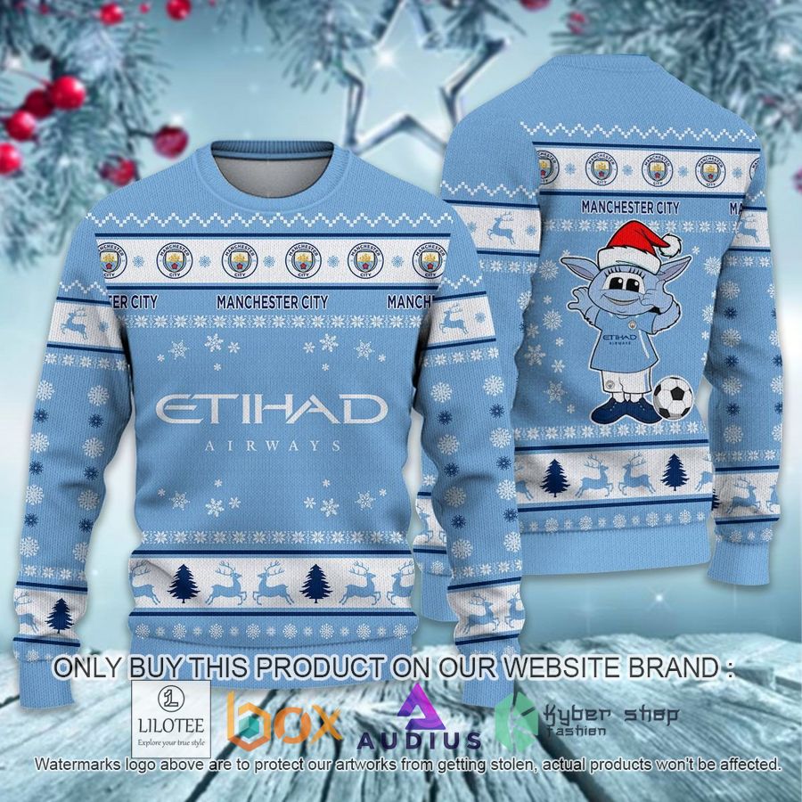 manchester city f c ugly christmas sweater 1 25421
