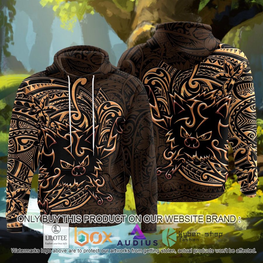 mankey polynesian 3d hoodie 1 95402