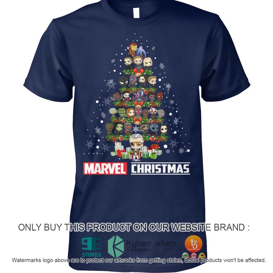 HOT Marvel Christmas Tree 2D Shirt, Hoodie 3 marvel christmas tree 2d shirt hoodie 3 4458