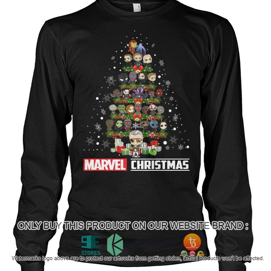 HOT Marvel Christmas Tree 2D Shirt, Hoodie 4 marvel christmas tree 2d shirt hoodie 4 10443
