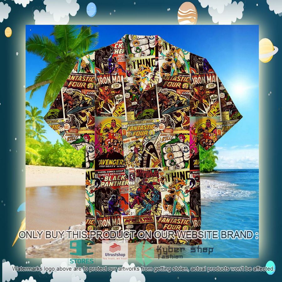 NEW Marvel Comics Covers Collection Hawaii Shirt 2 marvel comics covers collection hawaiian shirt 2 69548