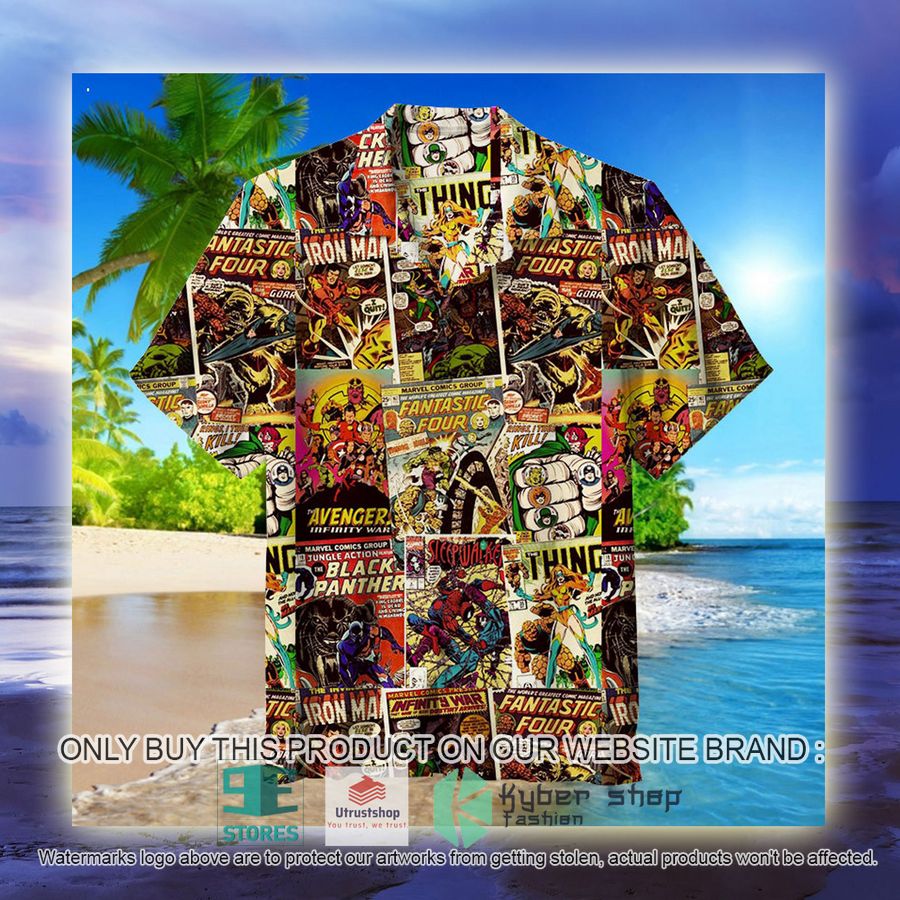 NEW Marvel Comics Covers Collection Hawaii Shirt 3 marvel comics covers collection hawaiian shirt 3 34761
