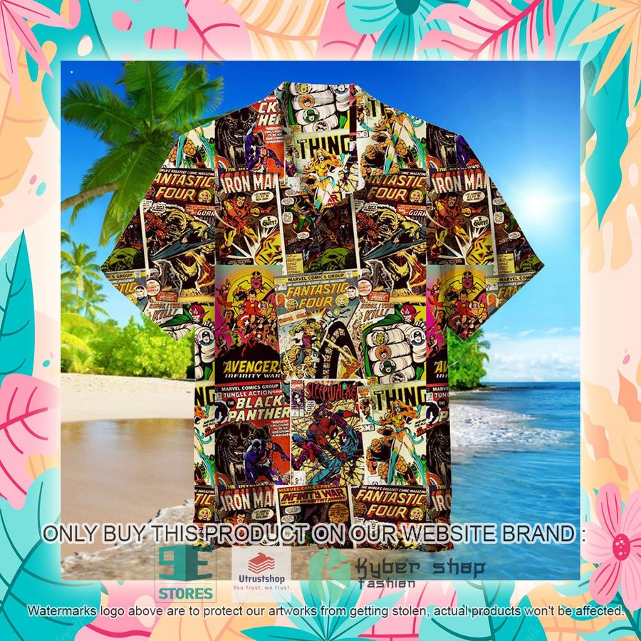 NEW Marvel Comics Covers Collection Hawaii Shirt 4 marvel comics covers collection hawaiian shirt 4 28748