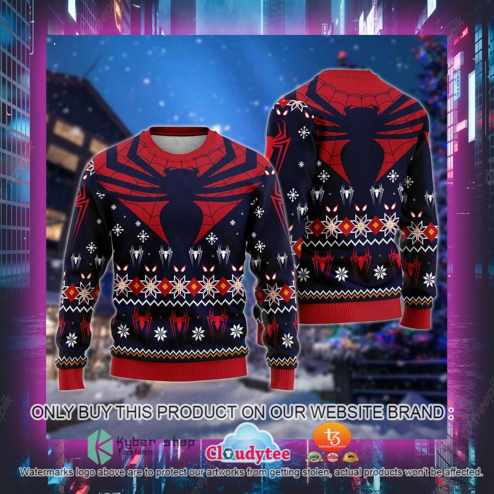 Marvel Spider-Man Pattern Ugly Sweater 3 marvel spider man pattern ugly sweater 3 98681